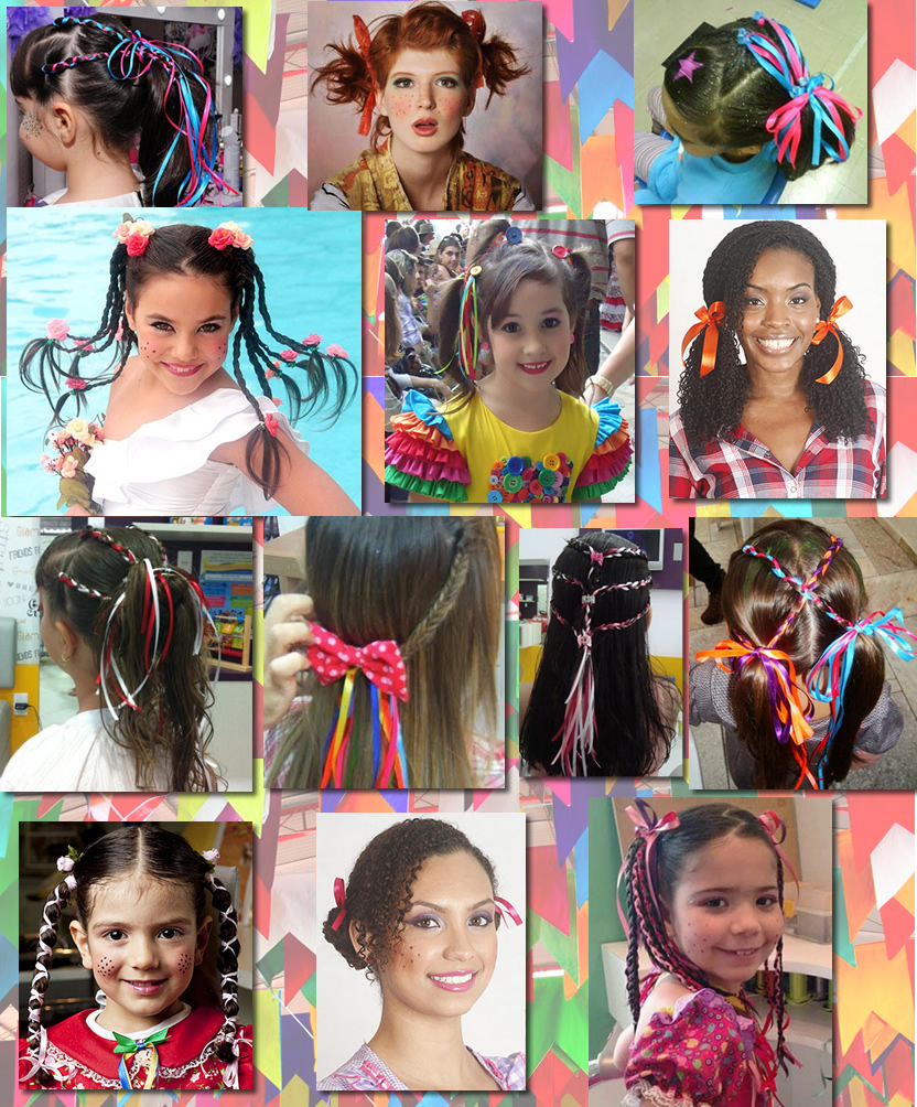 Dicas de penteado e cabelo para festa Junina e quadrilha