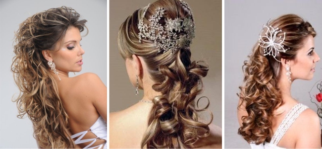 Lindo penteado para noivas, madrinhas e debutantes